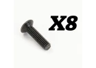 FTX Rokatan Flat Head Cross Screw M2.5X10