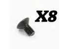 FTX Rokatan Flat Head Cross Screw M3X6