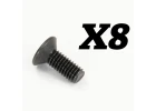 FTX Rokatan Flat Head Cross Screw M3X8