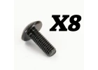 FTX Rokatan Dome Head Cross Screw M3X8