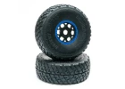 FTX Grand Apache Mounted Wheel + Tyre Set - Blue