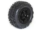 FTX Carnage Tyres Mounted on Black Wheels - 1 Pair