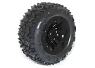 FTX Carnage Tyres Mounted on Black Wheels - 1 Pair