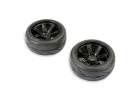 FTX Banzai Treaded Tyre On 6-Spoke Wheel (2) - Black