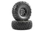 FTX Mauler 2.2 All Terrain Tyres Pre-Glued On Black Wheels