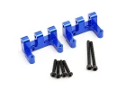 FTX Mauler Aluminium Centre Link Ball Mounts (2Pcs) - Blue