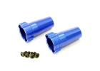 FTX Mauler Aluminium Rear Axle Lock Out (2Pcs) - Blue