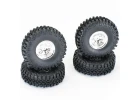 FTX Outback Mini X 2.0 Grabber Mounted Tyres/Chrome Wheels