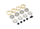 FTX Outback Mini X/Xp Steelie W/Brass Inner Bead 1.2 Wheels