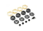 FTX Outback Mini X/Xp Steelie W/Brass Inner Bead 1.2 Wheels