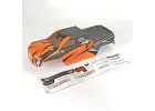 FTX Tracer Monster Truck Body + Decal - Orange