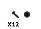 FTX Tracer Pan Head Self Tapping Screws Pbho2.6*10mm