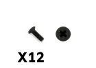 FTX Tracer Countersunk Screws Km2.5*8mm