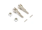 FTX Tracer Metal Rear Wheel Shafts - Pins + M4 Nuts
