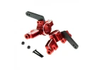 Front Steering Knuckles - Red Aluminium - 4S / Kraton