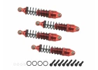Aluminium Shock Set (Fr Rr) Red - Grom