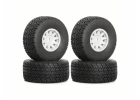 On-Road Tyre w/ White Rim - 1:18 Mojave