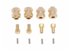 Wheel Extender 4pcs Brass 4mm (AX/SCX24) ** CLEARANCE **