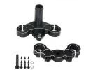 Aluminium Triple Clamp Set - Promoto - Black