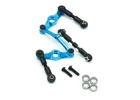 Steering Set w/Adj Track Rods Blue Aluminium TT-01