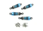 Blue Aluminium Shock Absorber Set - 58.5mm Length - Set of 4