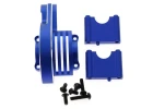 Centre Diff Mount w/ Gear Cover Blue Aluminium Sledge ** CLEARANCE **