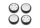 1:8 Buggy On Road Wheel And Tyre Pre Mounted Set - White (4)
