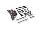 GMade Front Upper Link Mount (Titanium Grey) For Gs01 Axle