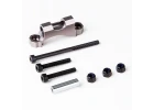 GMade Rear Upper Link Mount (Titanium Grey) For Gs01 Axle
