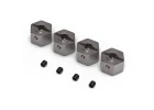 GMade Aluminium 12mm Wheel Hub (4) (8mm Thick)