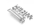 GMade Buffalo Front Grille + L Ight Bucket Parts Tree (Chrome