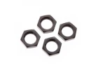 ARAC9763 ARRMA Wheel Nut Aluminium 17mm Black (4)