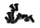 Wheelspin Racing Hobao M3X8mm Hex Socket Countersunk Screws (6)