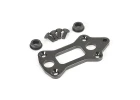 Hobao Hyper 7 Centre Aluminium. Diff Housing Plate Black