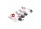 Electric Tricycle Retract Set with Brakes and Digital Contro
