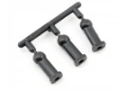 Tamiya 4mm Adjuster (Black 3 Pcs)