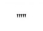 Tamiya 3X10mm Step Screw *5