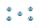 Tamiya 4mm Flange Lock Nut Blue