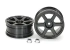 Tamiya M-Narrow 6 Spoke Wheels +2 Clr