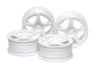 Tamiya M Narrow White 5 Spoke Wheels