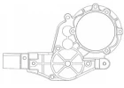 Tamiya Gear Case L For 58441