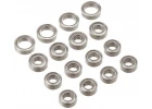 Tamiya TT-02 Ball Bearing Set: 10x5mm (8) + 11x5mm (4) + 12x8mm(4)