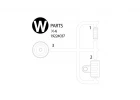 Tamiya W Parts (White) X 2 Comical