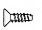 Tamiya 2X6mm Countersunk Tapping Screw
