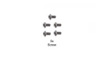 Tamiya 2.6X5mm Screw For 58395