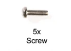 Tamiya 2.6X10 Binding Screw BK(5Pc)58447