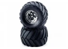 Tamiya Front Tire + Wheel (2) For 58242