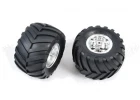Tamiya Rear Tire + Wheel (2) For 58242