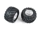 Tamiya Rear Tire + Wheel (2) For 58242