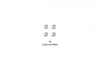 Tamiya 3mm Lock Nut 4Pcs